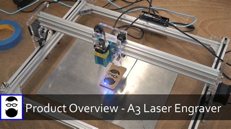 The Eleksmaker A3 Pro Laser engraver 